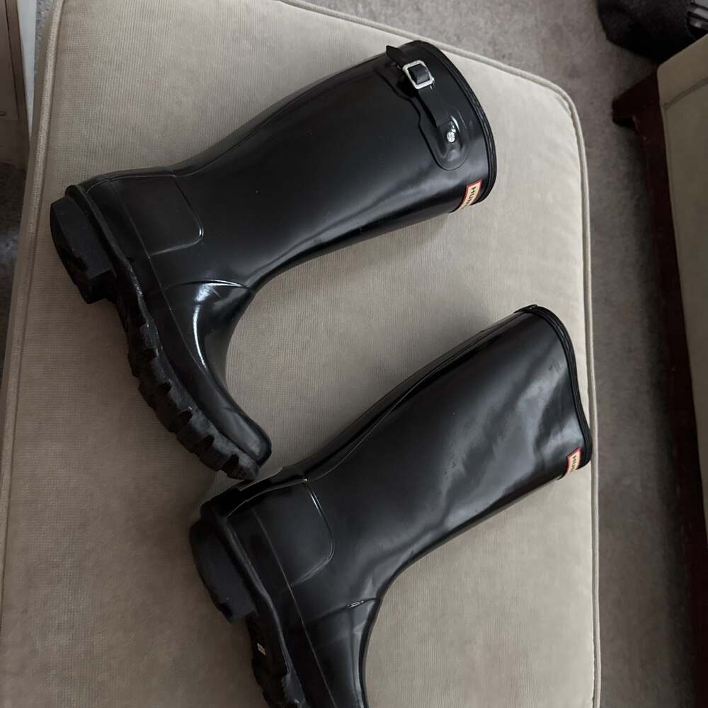 Hunter Original Tall Black Gloss Rain Boots
